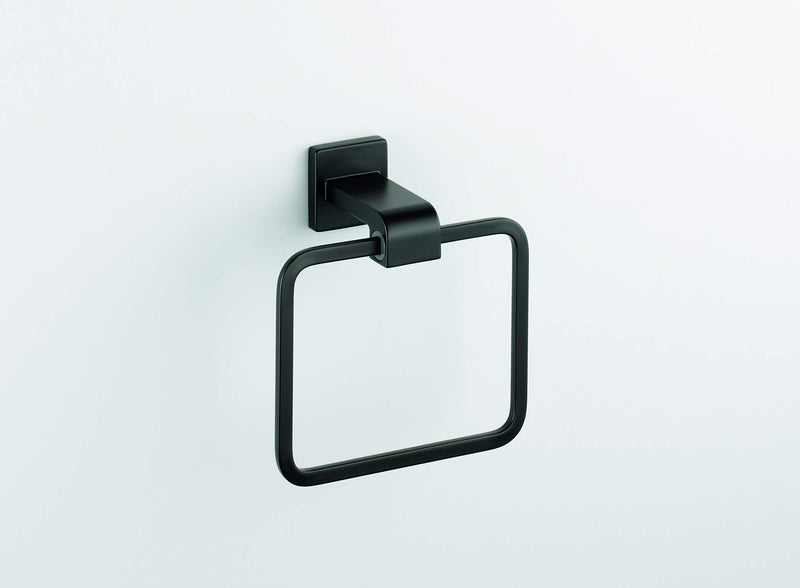 DELTA Ara Towel Ring, Matte Black, Bathroom Accessories, 77546-BL - NewNest Australia