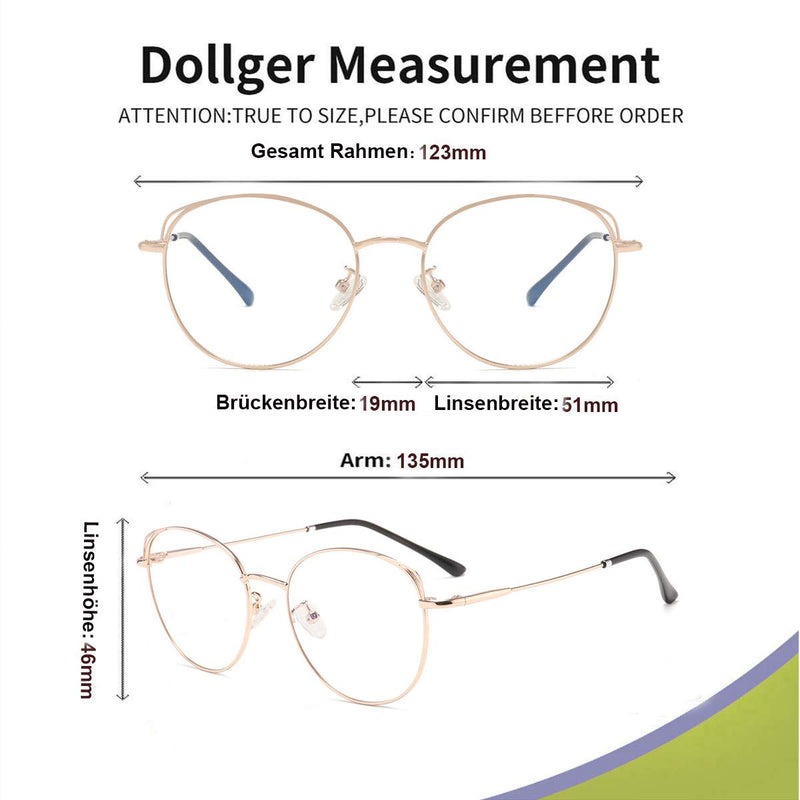 Blue Light Filter Glasses Anti Blue Light Glasses Computer Glasses Cat'S Eye Without Prescription Metal Frame Glasses Pc Gaming Bluelight Filter Uv Block Blue Light Glasses Women - NewNest Australia