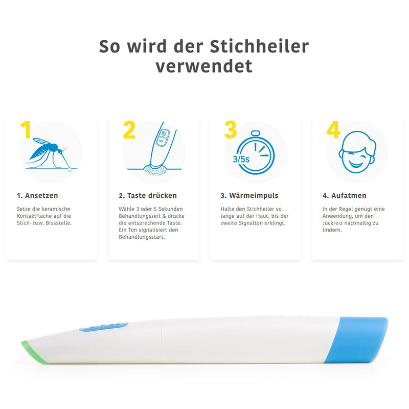 Bite Away Neo ‚ The Original Bite Healer With Led Ring ‚ Mosquito Bite Electric Bite Healer ‚ The Insect Bite Healer. Bite Away Neo ‚ Electronic Sting Healer. Does Not Replace Mosquito Repellent - NewNest Australia