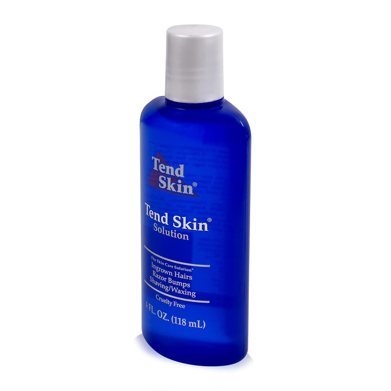 Tend Skin Womens AfterShave/Post Waxing Solution for Ingrown Hair, Razor Bumps and Razor Burns, 4 ounce, Blue 4 Fl Oz (Pack of 1) - NewNest Australia