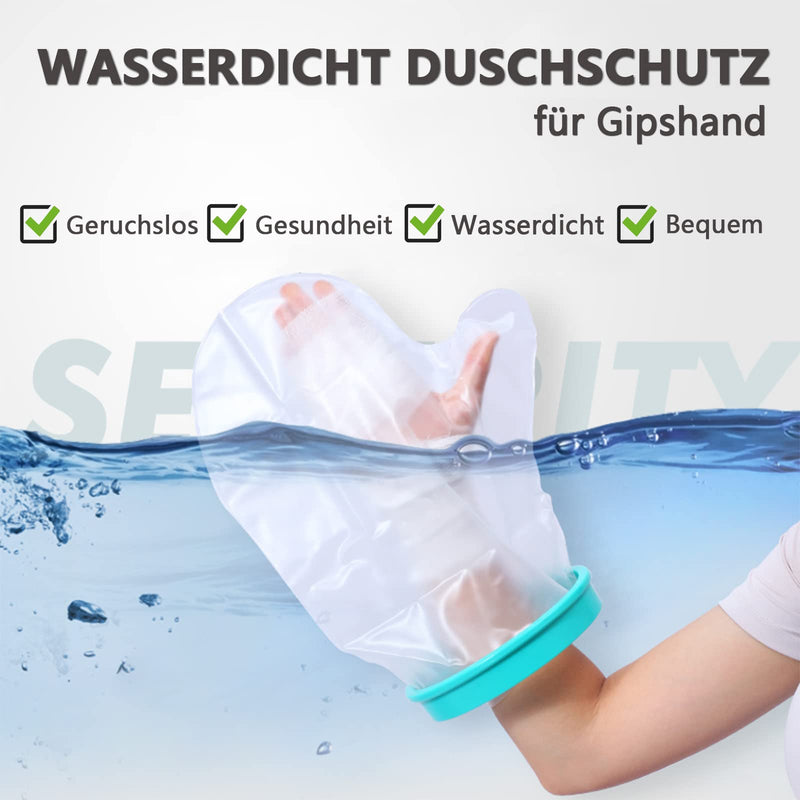 yeloumiss Cast Protection Waterproof Hand Adult Bandage Protection Reusable Shower Cover Hand Protection for Hand, Wrist, Fingers to Keep Casts and Bandages Dry - NewNest Australia