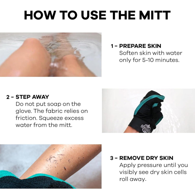 Dermasuri Deep Peeling Glove for Soft Skin, Exfoliating Glove and Skin Cleanser, for an optimal skin care set, for women and men, for cleaning dead or dry skin, 1 piece - NewNest Australia