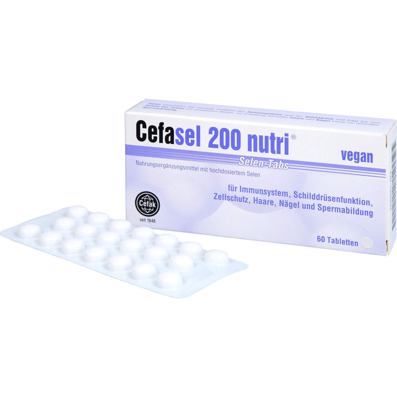 Cefasel 200 Nutri Selenium tabs, 60 pcs - NewNest Australia
