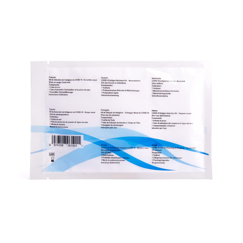 NewGene COVID-19 self-test for laypeople in a polybag, rapid antigen test, 20 x 1 piece - NewNest Australia
