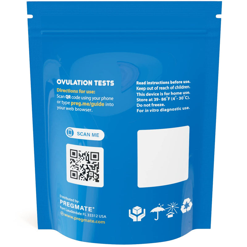 Pregmate 50 Ovulation Test Strips Predictor Kit (50 Count) - NewNest Australia