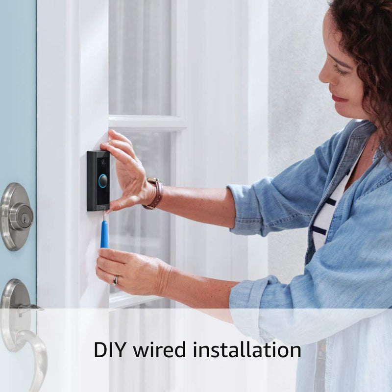 Introducing Ring Video Doorbell Wired – Convenient, essential features in a compact design, pair with Ring Chime to hear audio alerts in your home (existing doorbell wiring required) - 2021 release Doorbell Only - NewNest Australia