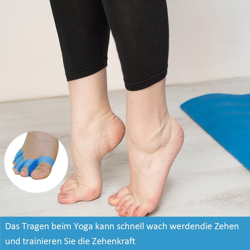 Toe spreader to correct your toes 6 pieces for 5 toe separation and relaxation, toe separator for overlapping hallux valgus toe bunions hammer toes, toe spacer bunion corrector - NewNest Australia