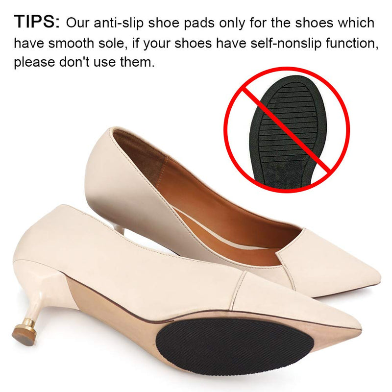 Dr. Shoesert Non-Slip Shoes Pads Adhesive Shoe Sole Protectors, High Heels Anti-Slip Shoe Grips (Yellow + Black) Black + Yellow - NewNest Australia
