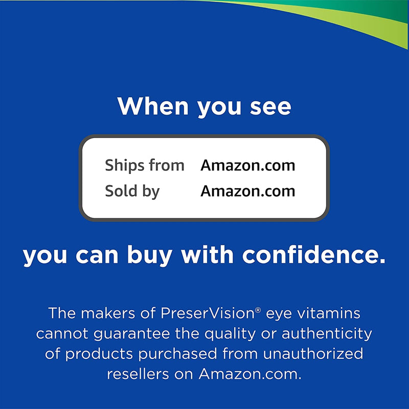 PreserVision AREDS Eye Vitamin & Mineral Supplement, Contains Lutein, Vitamin C, E, Zinc & Copper, 120 Softgels AREDS with Lutein - NewNest Australia