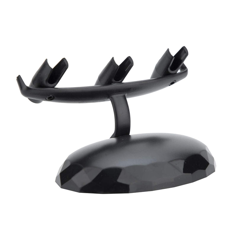 Uouteo Airbrush Gun Holder Station Plastic Air Brush Stand Holds 3 Universal Airbrush Pens for DIY Art Painting Black - NewNest Australia