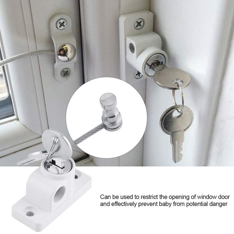 Child Window Restrictor Casement Security Lock (2 Pack) Kids Prevent Children Falling Window Lock Baby Protection - NewNest Australia