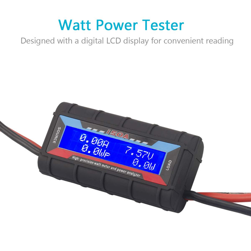 HTRC 150A High Precision RC Watt Meter Power Analyzer Battery Voltage Amp Meter - NewNest Australia