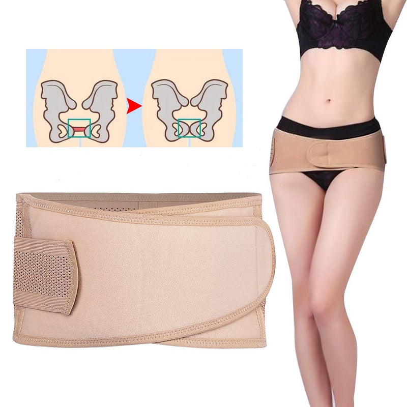 Pelvic Correction Support Belt,Compression Adjustable Sacroiliac Hip Waist Compression Belt Breathable Sacroiliac Hip Waist Compression Strap Postpartum Pelvic Hip Recovery Anti-Slip Belt Shaper Body XXL - NewNest Australia