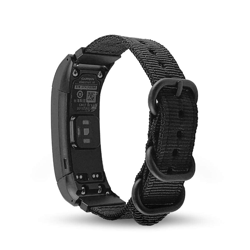 C2D JOY Canvas Nylon Strap Compatible for Garmin vivosmart HR/HR+ Plus Activity Tracker and Approach X40 Replacement band with Adapters Medium Amy Green - NewNest Australia
