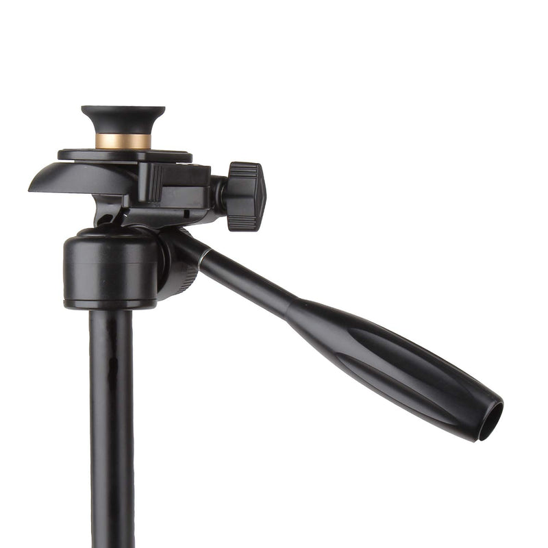 NewNest Australia - Besnfoto Lensball Stand Crystal Ball Base Tripod Suction Mount Cup for 60mm to 100mm Sphere Display Stand with 1/4 Tripod Screw for Glass Ball Gobel Decoration Balls (Black) Black 