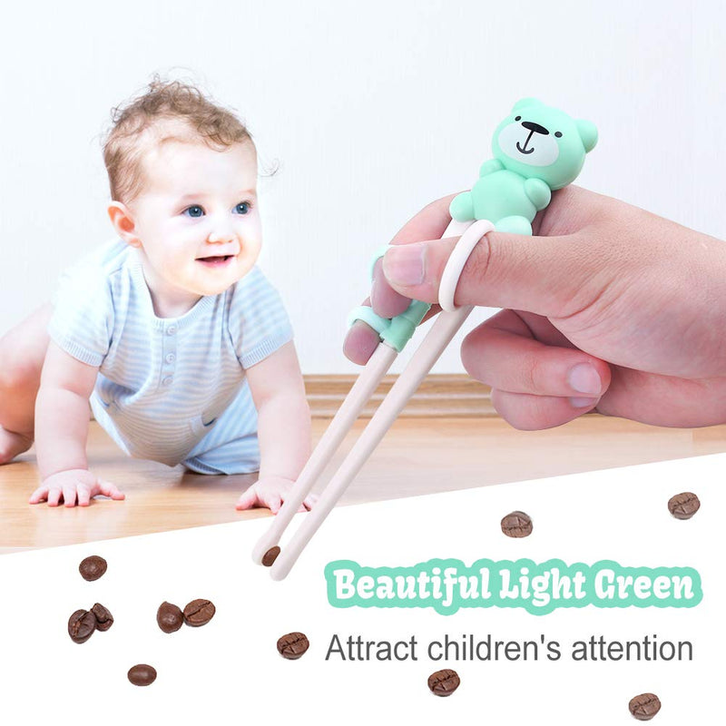 Training Helper Chopsticks Stainless Steel Spoon, Fork and Case Set for Children Kids Chopsticks set - NewNest Australia