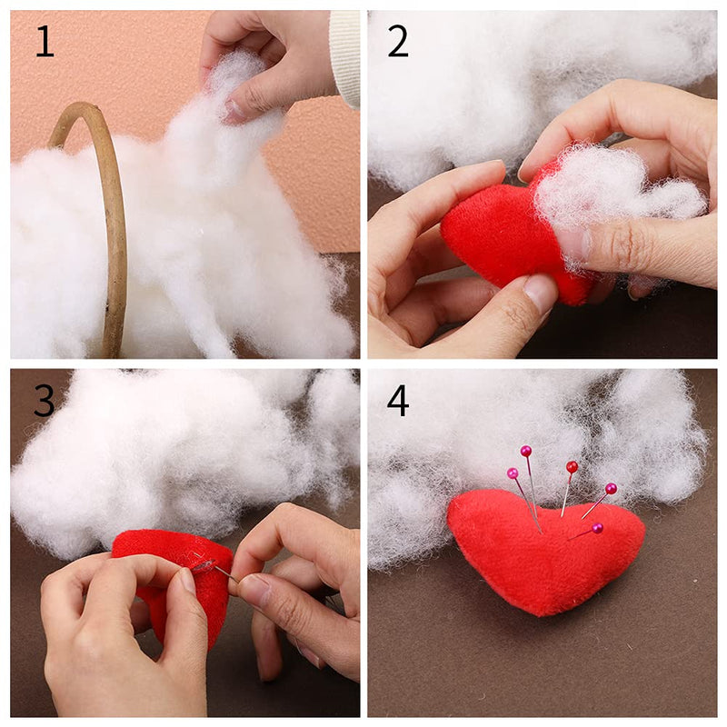 300g/10.5oz Polyester Fiber Fill, Premium Fiber Fill Stuffing, Fluff Stuffing High Resilience Fill Fiber for Stuffed Animal Crafts, Pillow Stuffing, Cushion Stuffing - NewNest Australia