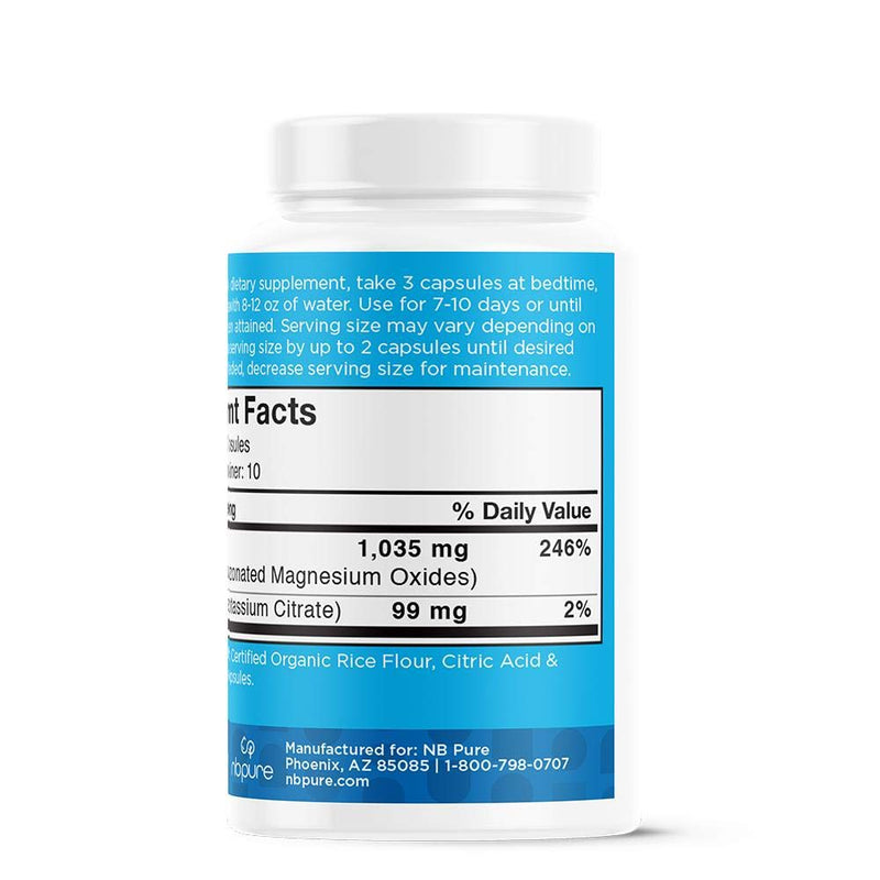 nbpure Mag O7 Oxygen Digestive System and Colon Cleanse and Detox Capsules, 30 Count. Perfect Travel Size. 30 Count (Pack of 1) - NewNest Australia