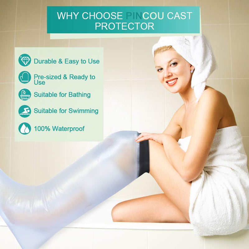 Cast Protection Waterproof Leg Bandage Protection For Cast Protection Foot Shower Protection Leg Waterproof For Adults Showers Bathing Wound Or Burning Leg Protector Cast Cover For Feet Ankles And Legs - NewNest Australia
