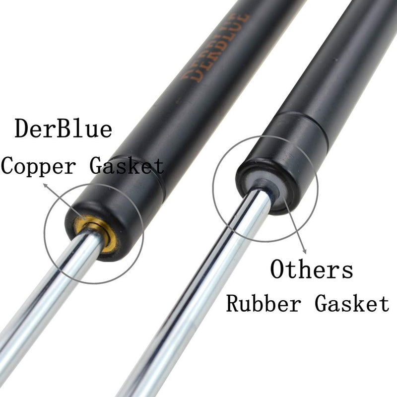 DerBlue 4 Pcs 100N/22.5lb Gas Strut Lift Support Cabinet Door Lift Pneumatic Support Black - NewNest Australia