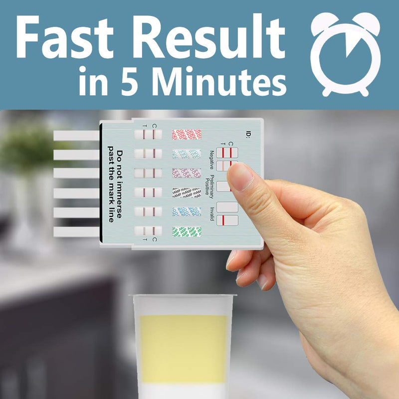Prime Screen [2 Pack] 6 Panel Urine Drug Test Kit (THC-Marijuana, BZO-Benzos, MET-Meth, OPI, AMP, COC), WDOA-264 2 - NewNest Australia