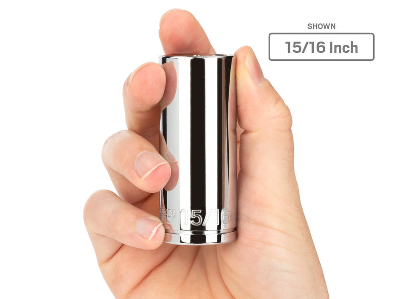 TEKTON 1/2 Inch Drive x 1 Inch Deep 6-Point Socket | SHD23025 - NewNest Australia
