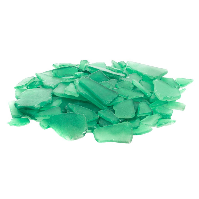 NewNest Australia - Nautical Crush Trading Sea Glass | Green Sea Glass Mix | 11 Ounces of Sea Glass for Art Crafts and Decor | Sea Glass Bulk 