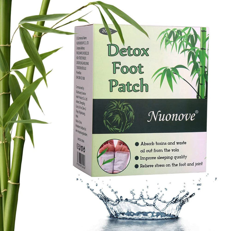 Detox Foot Patches, Detox Foot Pads, Foot Patches, Cleaning Detox Foot Pads, Foot Care, Improve Sleep Quality Enhance Blood Circulation, Foot Pads to Remove Body Toxins, 20 Pcs - NewNest Australia