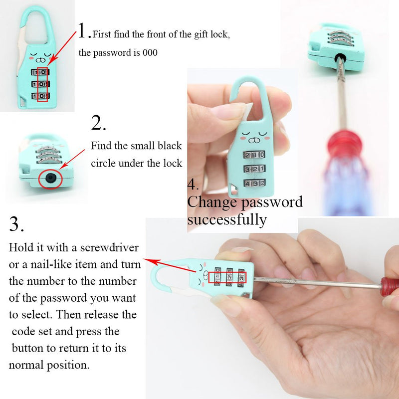 30mm Waterproof Padlock - Ideal for Home, Garden Shed, Outdoor, Garage, Gate Security (2 Pieces Set, Send a Small Password Lock) - NewNest Australia