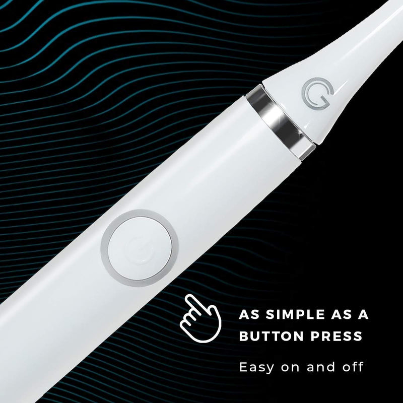 Gleem Battery Power Electric Toothbrush with Travel Case, Soft Bristles, White 1 Count (Pack of 1) - NewNest Australia