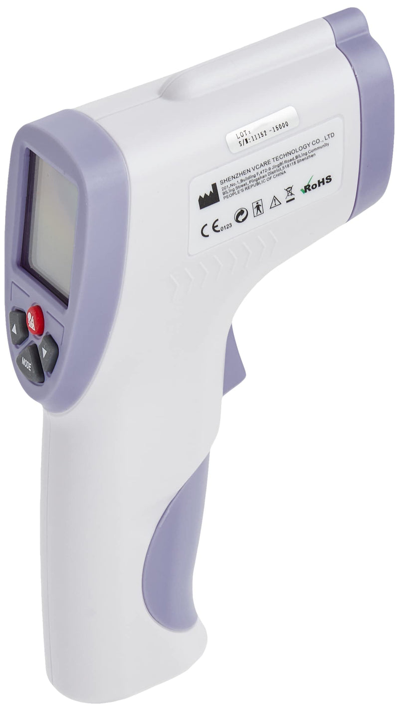 VCare Infrared Non-Contact Digital Thermometer, Certified as Medical Grade - Suitable for Reading Adult & Infant Forehead temperatures & Measuring Object Surface temperatures, high-Temperature Alarm - NewNest Australia