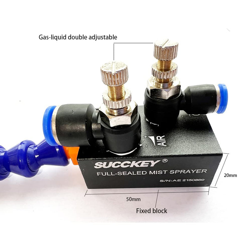 Upgrade Version Mist Coolant Lubrication Spray System for Metal Cutting Engraving Cooling Sprayer Machine for Air Pipe CNC Lathe Milling Drill - NewNest Australia