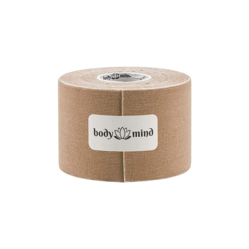 Body & Mind 2.5 Cm / 5 Cm / 10 Cm Wide Kinesiology Tape 5 M, Anti-Allergenic And Waterproof, Elastic Skin-Friendly, Kinesiology Tape, Sport Tape Bandage For Sports, Leisure, Physiotherapy And Medicine 5Cm - NewNest Australia