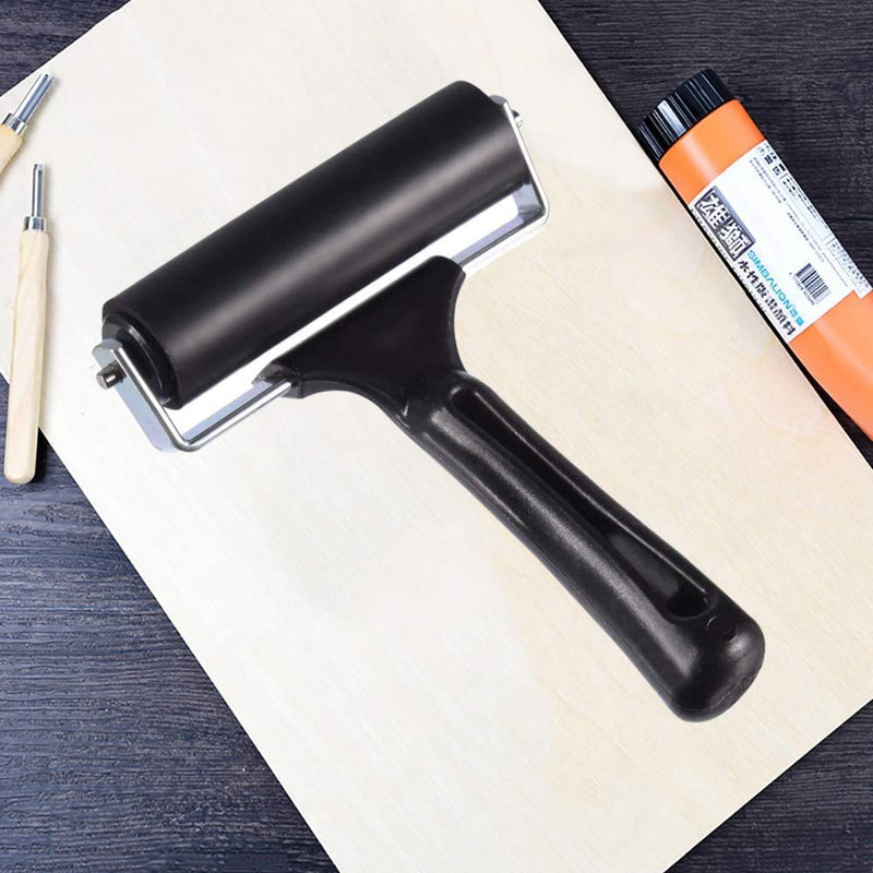 CellCase Rubber Brayer Roller for Printmaking/Ink/Print/Gluing Application (4 inches) 4 inches - NewNest Australia