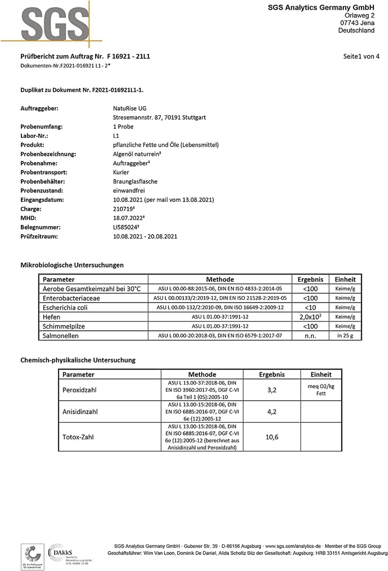 NatuRise® Omega 3 Vegan - Algae Oil - 1884mg DHA, EPA & DPA - High Dose - 100 ml - Laboratory Tested - Triglyceride Form - Pipette with Dosing Scale - UV Glass (Blood Orange + Lemon) Blood Orange + Lemon 100 ml (Pack of 1) - NewNest Australia