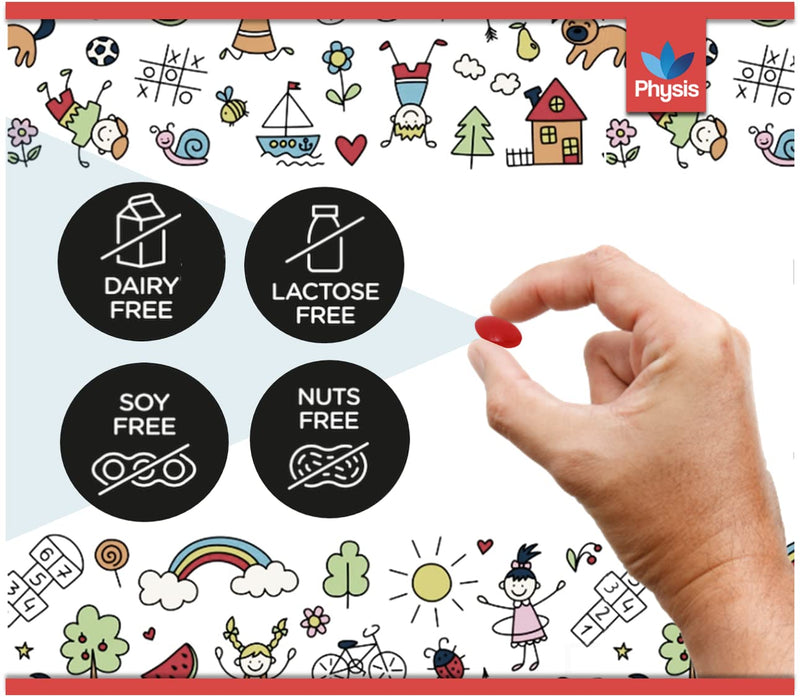 Physis Kids Multi-Biotic Gummies | 60 Gummies | Probiotics for Children | Boosted with Vitamin C | Ages 2+ | Support Digestive, Gut & Bowel Health | Constipation Relief & Stool Softener - NewNest Australia