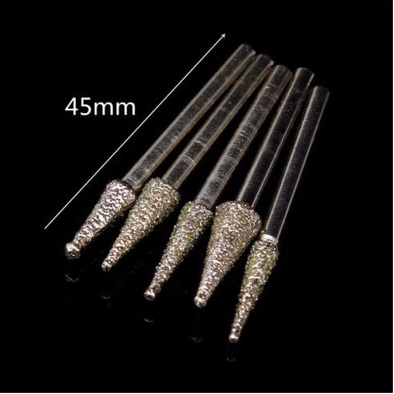 YEEZUGO 50pcs Diamond Coated Grinding Head Grinding Burrs Set for Dremel Rotary Tool … - NewNest Australia