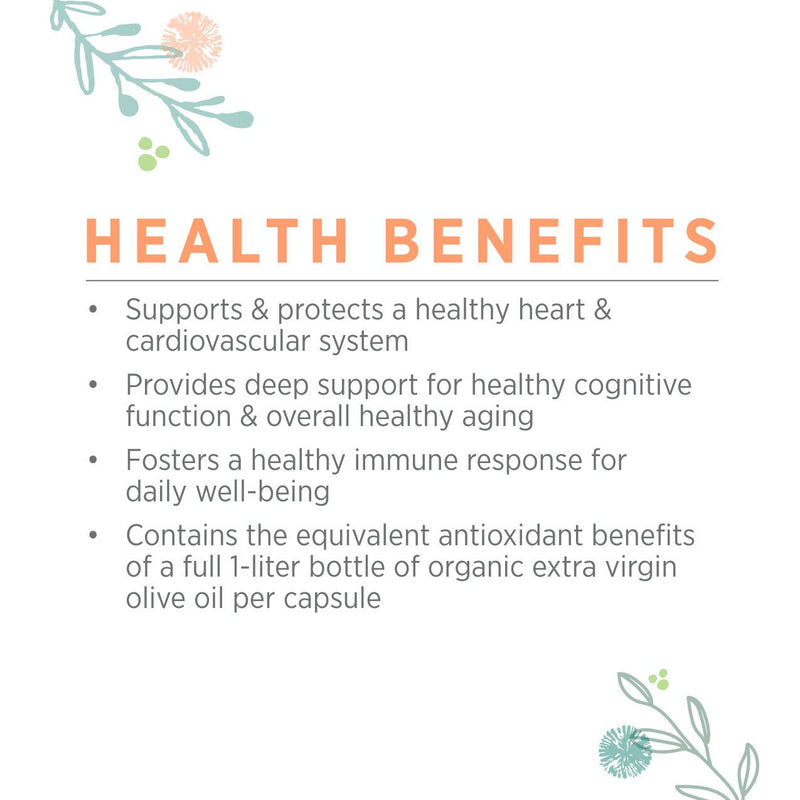 Pure Synergy SuperPure Olive Extract | 60 Capsules | Made with Organic Ingredients | Non-GMO | Vegan | with Olive Oil Extract and Olive Leaf Extract - NewNest Australia