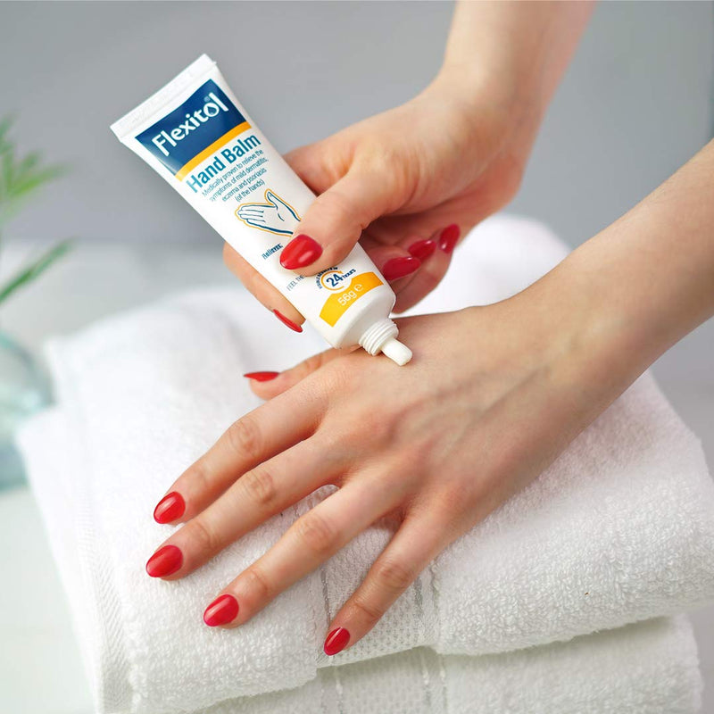 Flexitol Hand Balm for Dry and Itchy Skin 56g Relieves the Symptoms of Mild Dermatitis Eczema and Psoriasis, Shea Butter, 56 gram - NewNest Australia