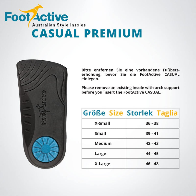 FootActive CASUAL PREMIUM UK 5 - 6.5 (S) - NewNest Australia