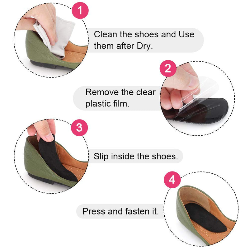 Dr. Foot’s Orthopedic Medial & Lateral Heel Wedge Gel Insoles for Supination & Pronation, Adhesive Inserts for Foot Alignment, Knee Pain, Bow Legs, Osteoarthritis - 3 Pairs (Transparent+Brown+Black) Brown,black - NewNest Australia