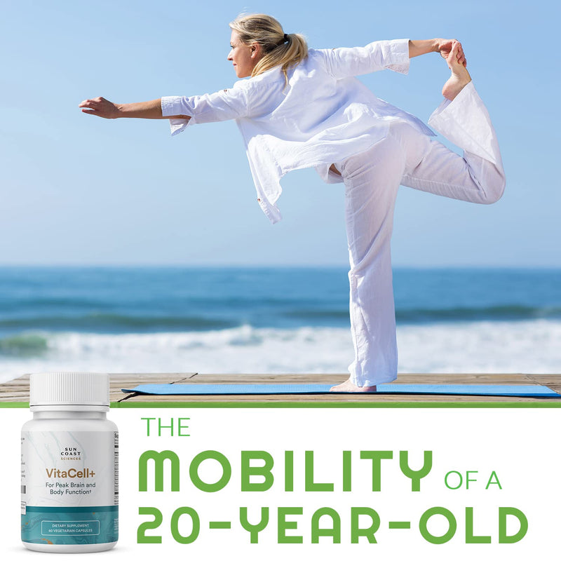 Vitacell+ Longvida Optimized Liposomal Curcumin Capsules - Clinically Tested Ingredients for Improved Joint Support, Higher Energy & Brain Fog Relief – Quercetin, Resveratrol, Boswellia Serrata & More - NewNest Australia