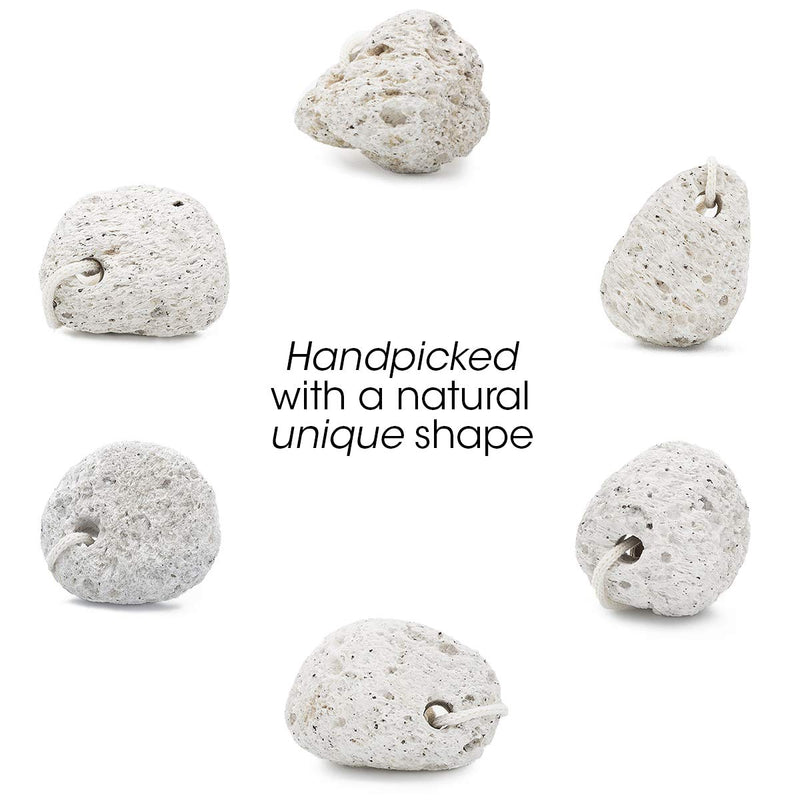 Natural Volcanic Pumice Stone for Feet | Hard Dead Dry Skin Foot File Callus Scrubber | Cracked Heels Rough Scraper Pedicure Lava Pummice Rasp Exfoliator by Naroa - NewNest Australia