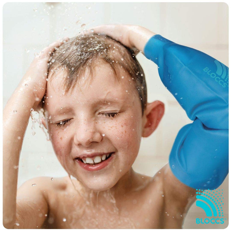 Bloccs - Waterproof Elbow Protectors for Kids, (L) Blue L (Pack of 1) - NewNest Australia