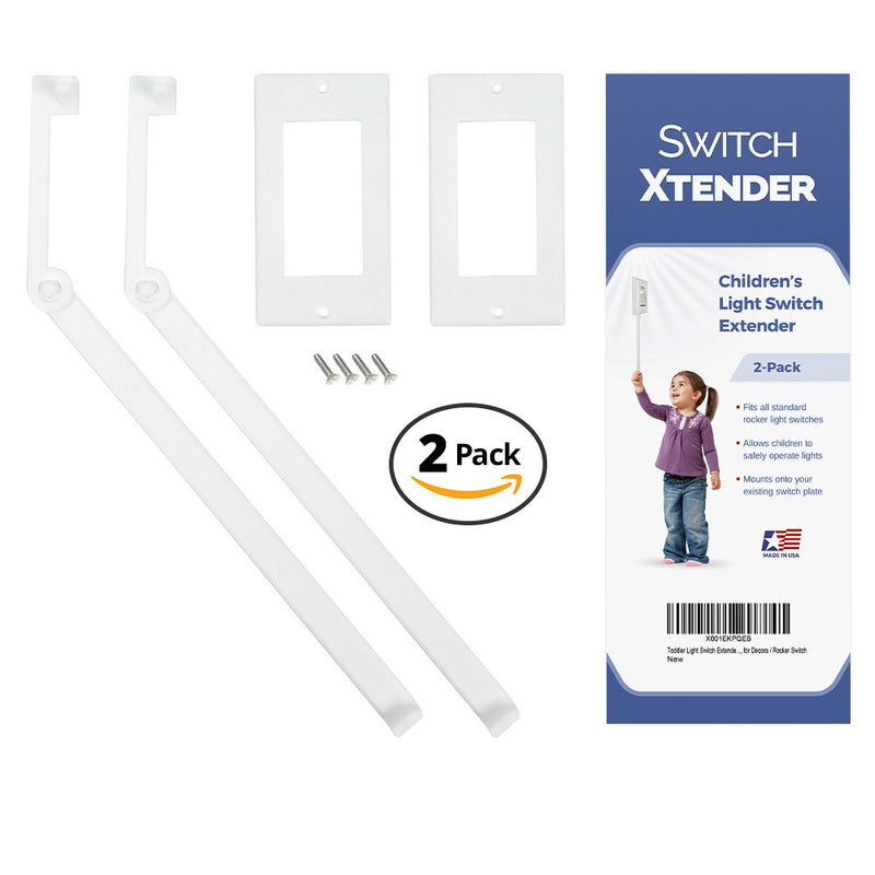Toddler Light Switch Extender 2-Pack, for Decora / Rocker Switch - NewNest Australia
