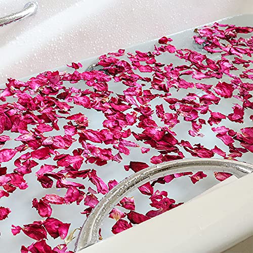 DoraMagic Dried Red Rose Petals, Real Natural Dried Rose Petals 1.75oz/50g for Bath, Soap Making, Candle Making, Wedding, Confetti, DIY Crafts, Non Edible - NewNest Australia
