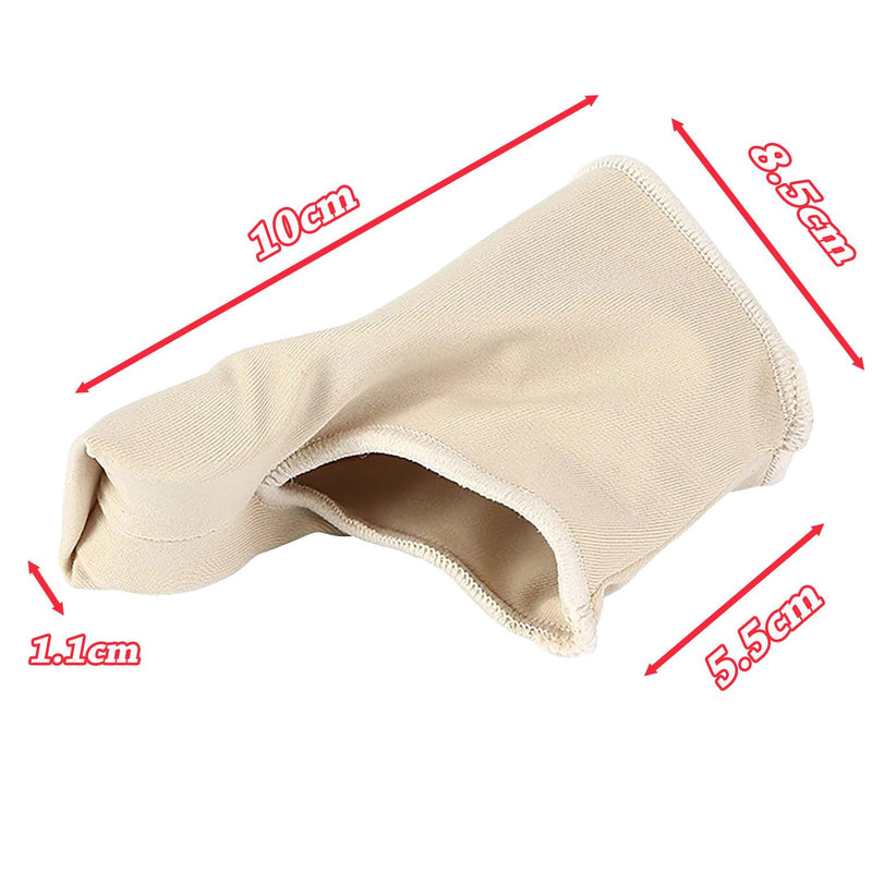 AOOTUERL Valgus Correction Bandage, 1 Pair of Valgus Toe Corrector, Big Toe Straightener with Built-in Gel Pad Protection for Pain Relief from Hallux Valgus, Big Toe Straightener (Beige) - NewNest Australia