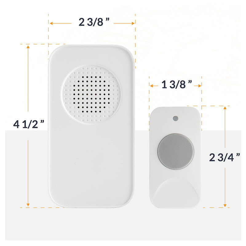 Newhouse Hardware WCMB Doorbell Kit, White Non Plug-in - NewNest Australia