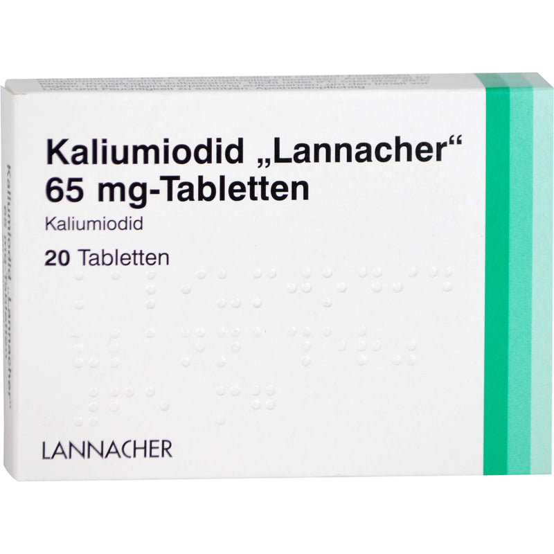 POTASSIUM IODIDE Lannacher 65 mg tablets 20 pcs - NewNest Australia