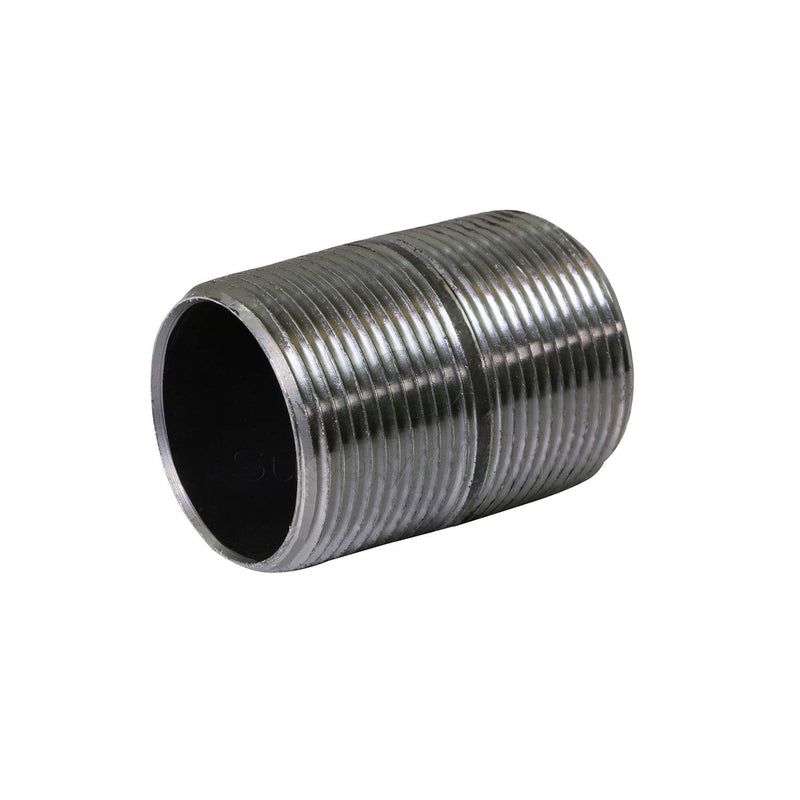 Everflow Supplies NPBL3400 Close Black Steel Nipple Pipe Fitting with 3/4" Nominal Size Diameter - NewNest Australia